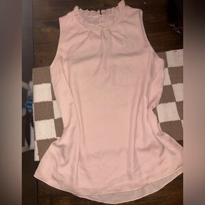 Elegant Sleeveless Pink Tank Top